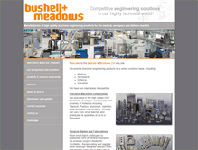 Tablet Screenshot of bushell-meadows.co.uk